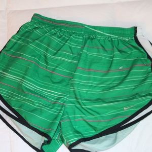Green Nike Shorts Size M